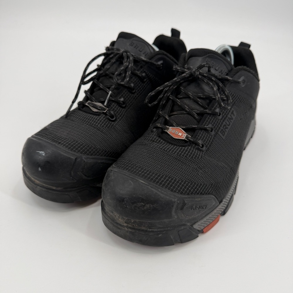Brunt The Ryng Low Mens 12 Black Composite Toe Work Shoes ASTM F2413-18
